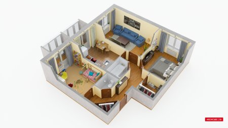 Трехмерная визуализация интерьера