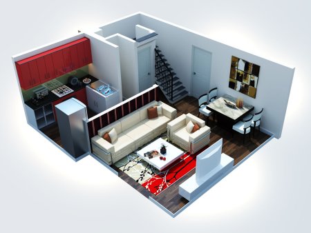 3ds Max интерьер в программе