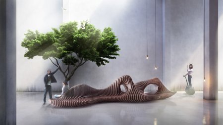 3д визуализация интерьера Sketchup