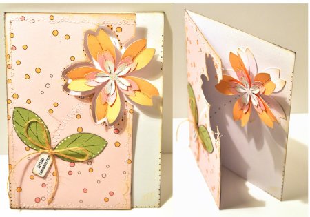 Объемная открытка