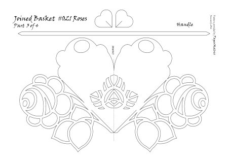 Трафареты для объемных открыток
