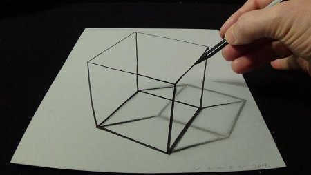 Объемный рисунок легкий