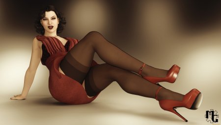 3д Графика девушки