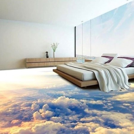 Наливной пол в интерьере