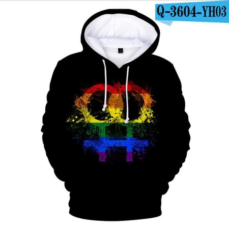 Кофта мужская с радугой LGBT