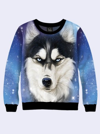 Мужская толстовка 3d хаски XL