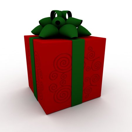 Подарочная коробка 3d модель