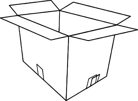 Коробка 3d рисунок (43 фото)