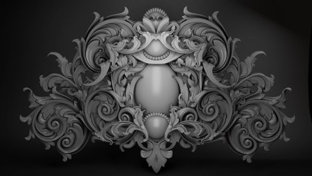 Лепнина Zbrush