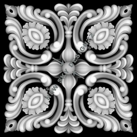 Орнамент Zbrush Alpha