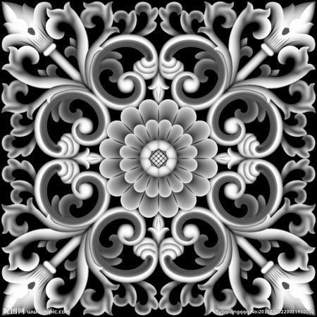 Орнамент Zbrush Alpha