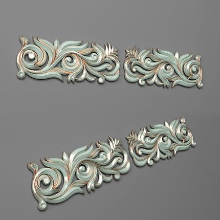 Орнаменты 3d модели