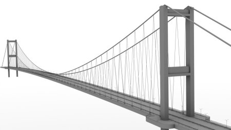 Золотые ворота висячий мост контур