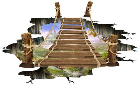 Мост на прозрачном фоне