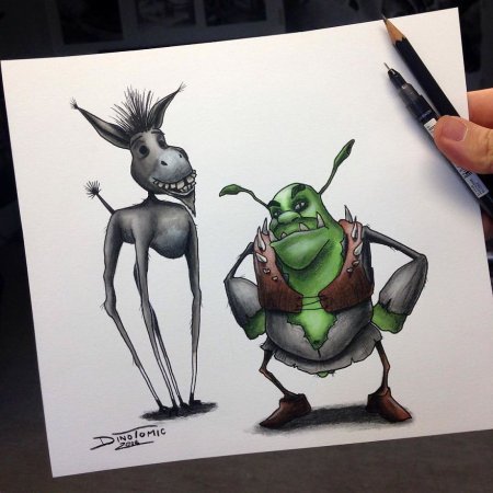 Dino Tomic рисунки