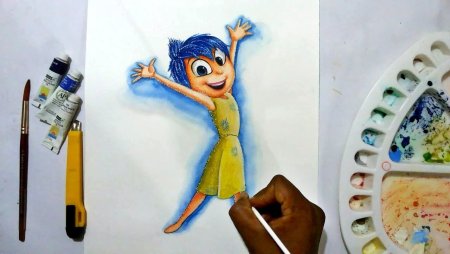 Мультяшные герои маркерами