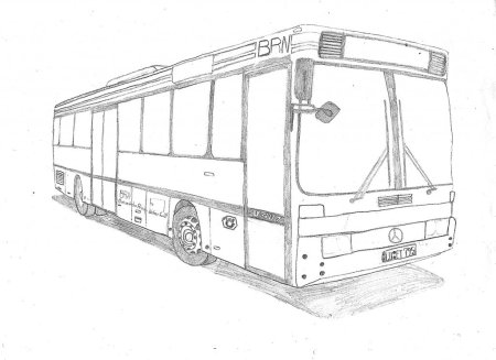 Mercedes-Benz o405 чертеж