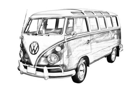 Фургон хиппи Volkswagen t1