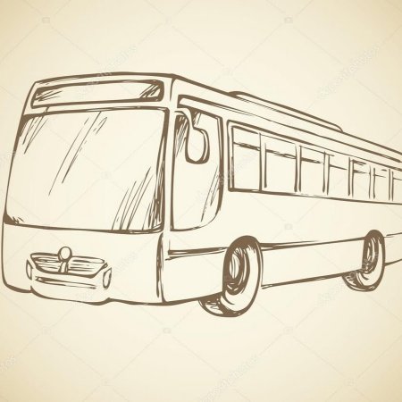 Нарисовать автобус
