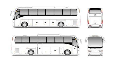 King long xmq6127c чертёж