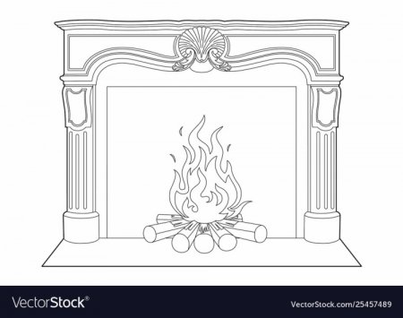 Зимний вечер у камина