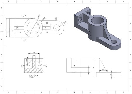 Solidworks 2020 простые чертежи