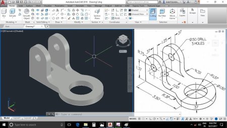 AUTOCAD чертежи деталей 3d принтер