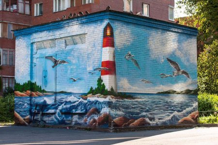 Расписные фасады домов