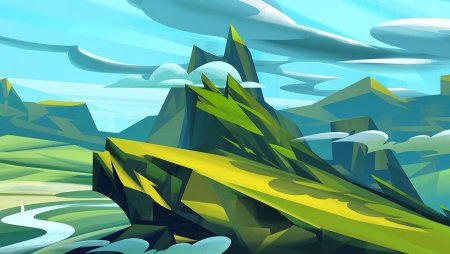 Геометрический пейзаж