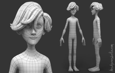 3ds Max моделирование персонажа