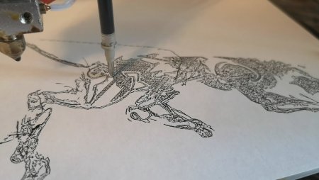 Рисование на 3д принтере