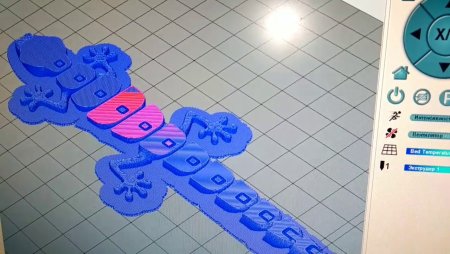 Змейка на 3д принтере