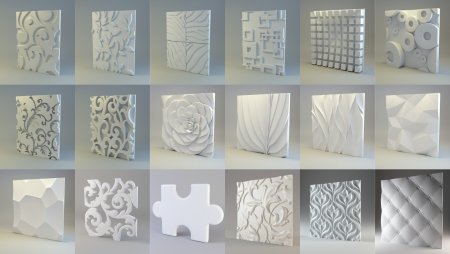 3d панели из гипса в интерьере