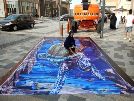 Julian Beever Street Painting