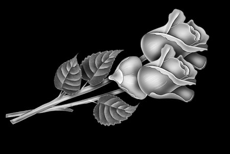 Цветы для гравировки