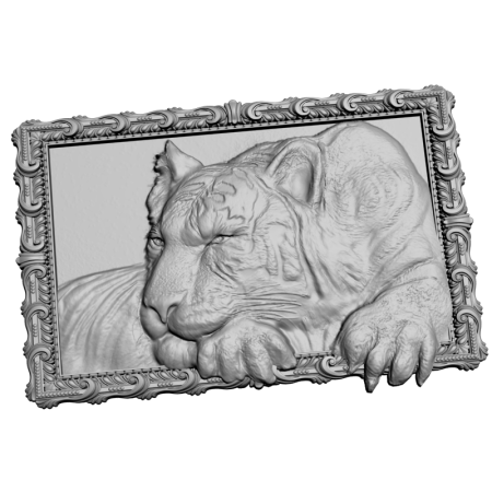 Тигр STL модель 2022