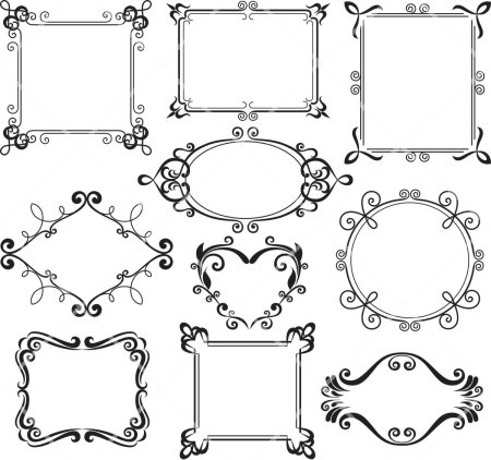 Узорная рамка для картины