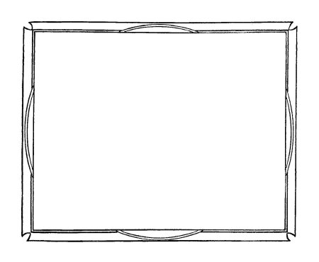 Рамка черно белая