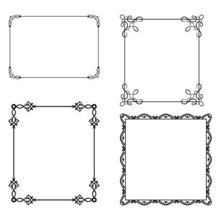 Рамки, виньетки на заголовки