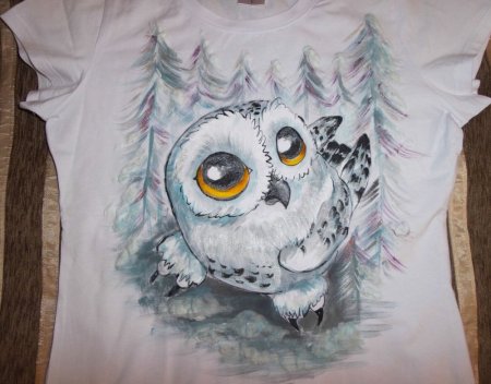 Рисование по ткани акриловыми красками