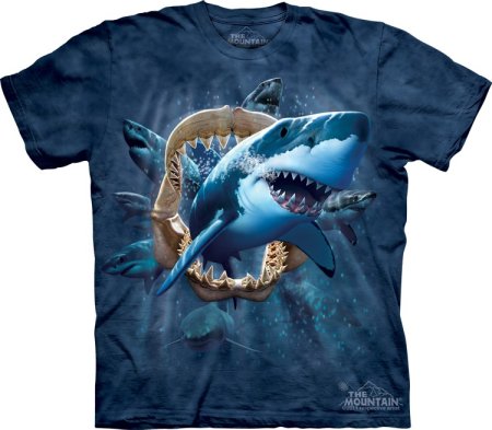 Футболки Маунтин акула