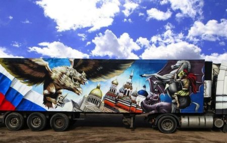 Аэрография на фургоне грузовых автомобилях