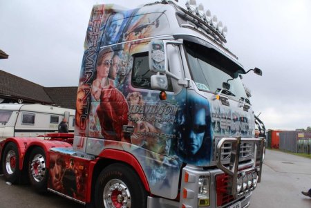 Аэрография на грузовиках