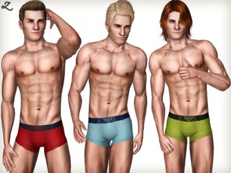SIMS 3 мужские трусы