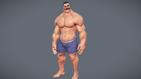 3d модель мужчины