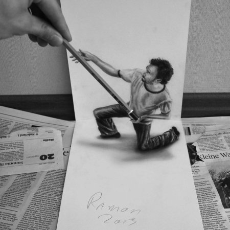 3d рисунки карандашом