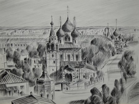 Ярославль рисунок