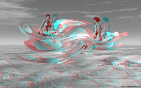 Красно синий анаглиф