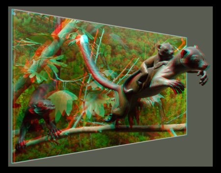 3d изображения с очками