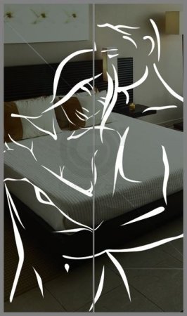 Рисунки на зеркале маркером